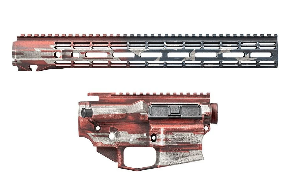 Aero Precision M4E1 Builders Kit w/ 15" Atlas R-ONE - Stars & Stripes
