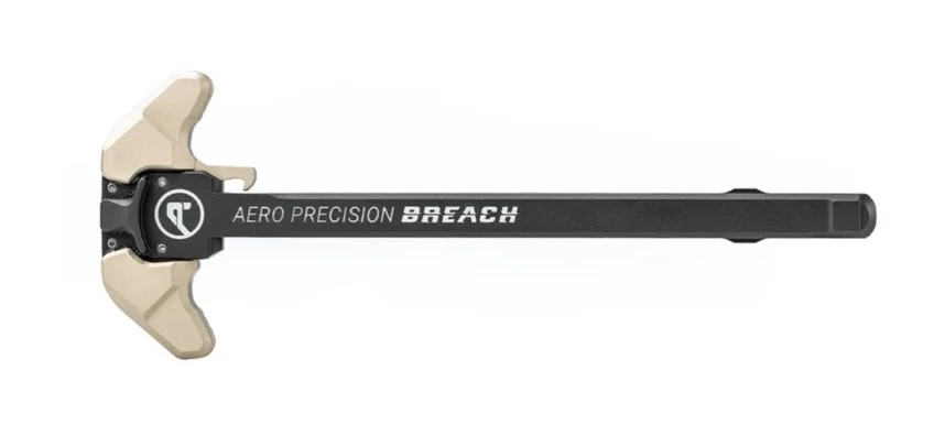 Aero Precision AR15/M4 5.56 Breach Ambi Charging Handle - TAN