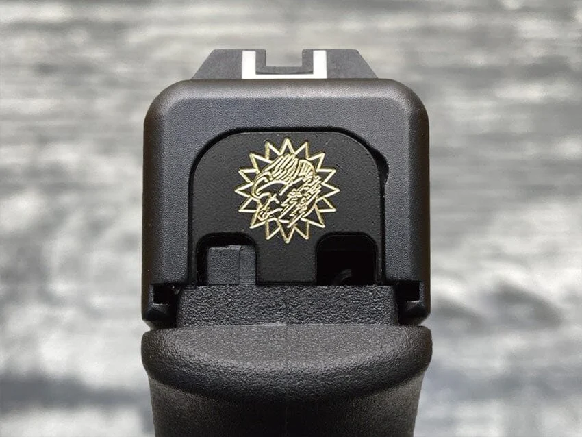 Milspin Army Air Medal Glock Slide Back Plate