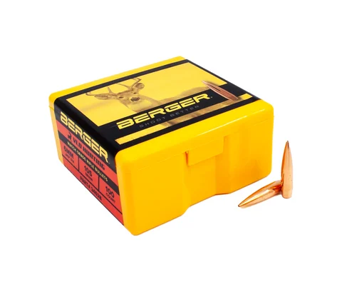 Berger 24729: 6mm 105gr Very Low Drag (VLD), Hunting Rifle Bullet, 500/Box
