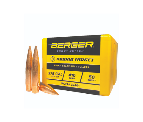 Berger 37701: 375 Cal 410gr Hybrid Target Bullets, 250/Box