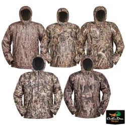GATOR WADER MENS CAMO WATERPROOF 1/2 ZIP BOG HOODIE