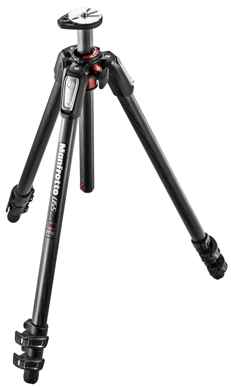 055 carbon fiber 3-section tripod