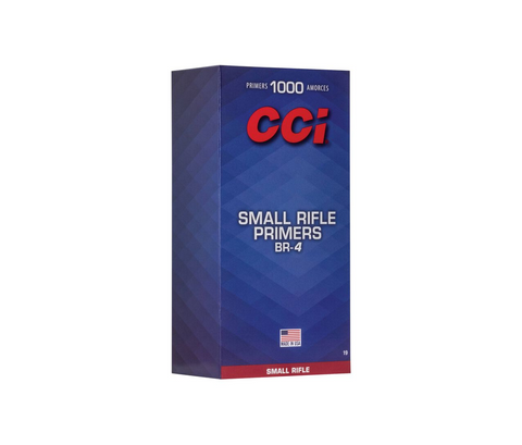 CCI: BR4, Small Rifle Primer, 1000/Box