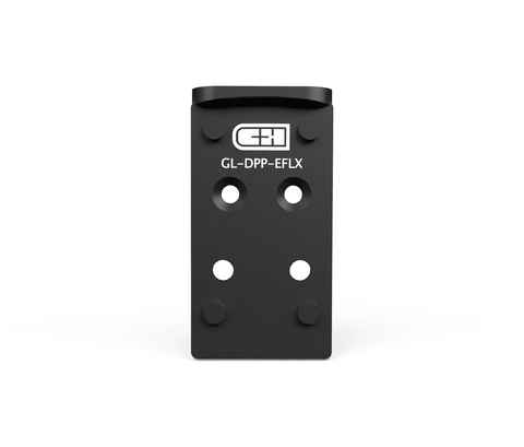 C&H Precision: V4 MIL/LEO Adapter Leupold Delta Point Pro / EOTech EFLX Fits GLOCK MOS Pistols