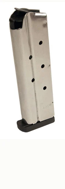 Check-Mate .40SW, 8RD, Stainless Steel, Removable Base - Full Size 1911 Magazine