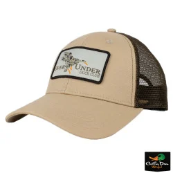 OVER UNDER CLOTHING DUCK CLUB MESH BACK HAT KHAKI / BROWN