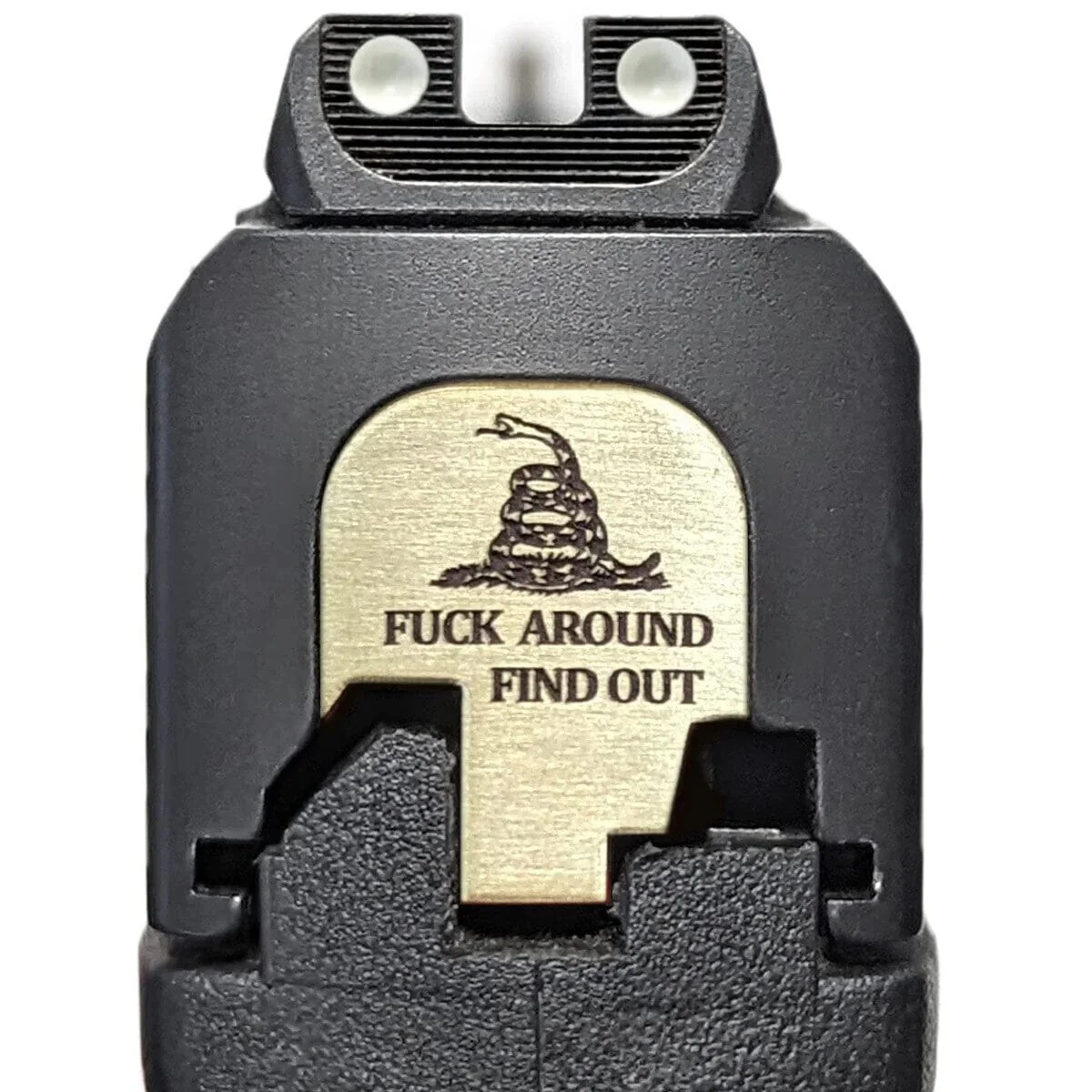 Fuck Around Find Out Slide Back Plate - S&W