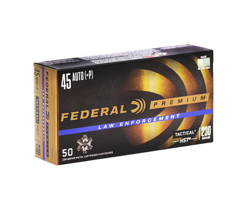 Federal: Personal Defense HST, .45ACP +P, 230gr, HST Jacketed Hollow Point, 50/Box