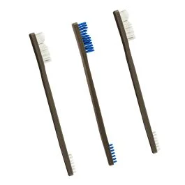 Otis 3 Pack All Purpose Brushes (2 Nylon/1 Blue Nylon)