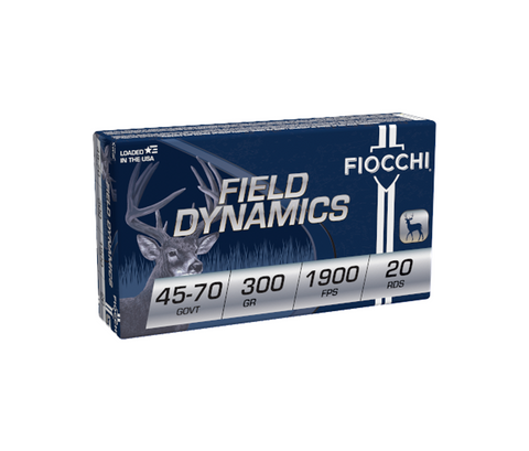 Fiocchi: Field Dynamics .45-70 Govt, 300gr HPFN, 20/Box