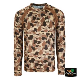 WATERMAN SPORTING CO. FROGSKIN CAMO LONG SLEEVE PERFOMANCE TEE
