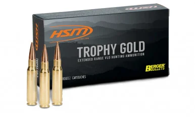 HSM 6.5-284 Norma Trophy Gold 130gr Berger Hunting VLD Match Ammo