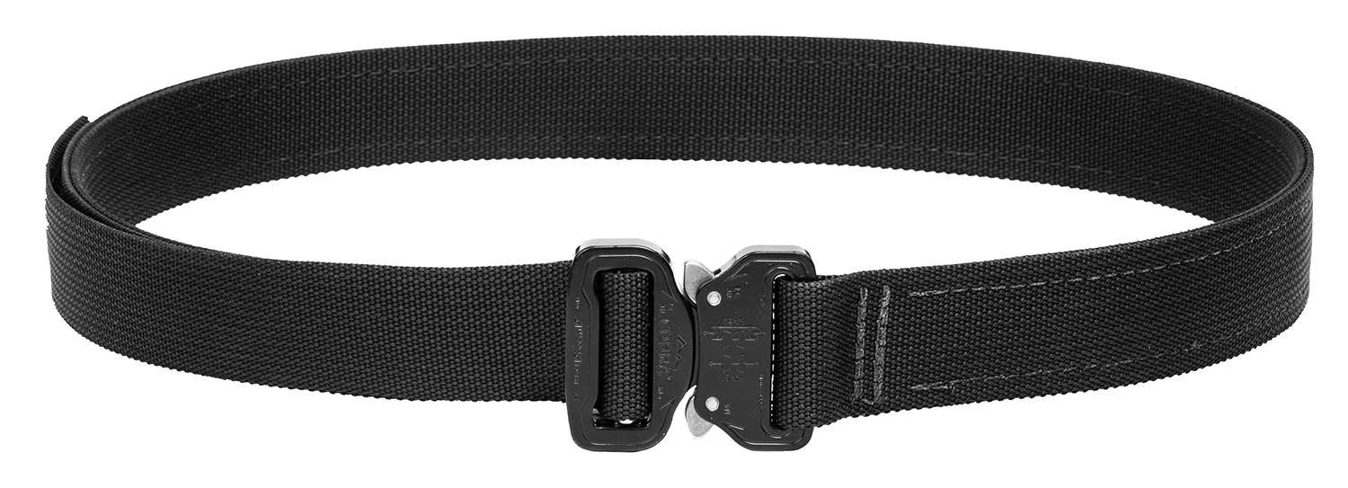 Bigfoot Gun Belts NEDC-S-SLM-BK Tactical EDC Belt29"-32" Nylon Webbing w/Steel Core with Cobra Slim Buckle Black Small