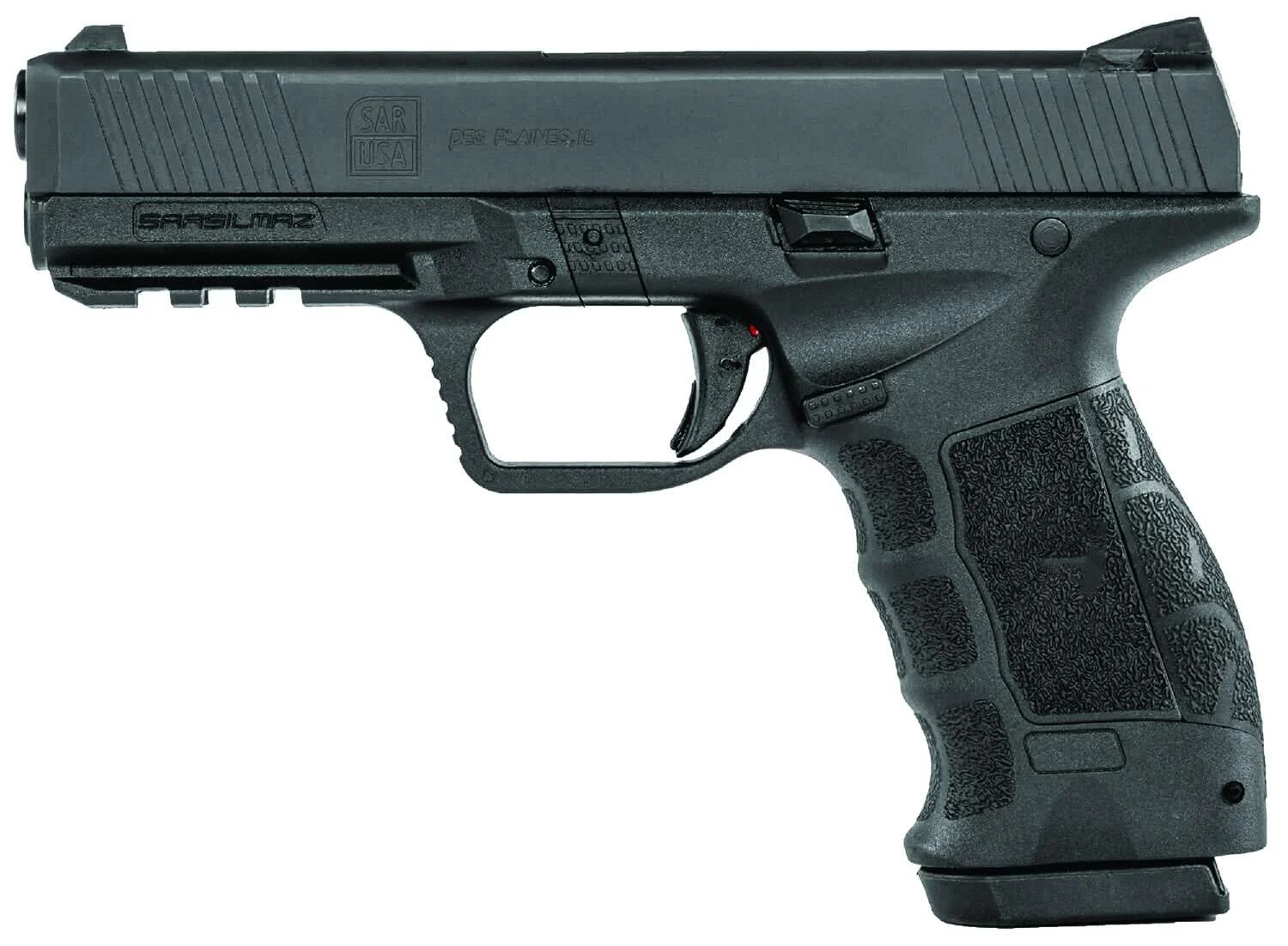 SAR USA SAR9CBL SAR9 Semi-Automatic 9mm 17Rd Pistol: Compact, Black Finish