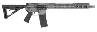 Black Rain 127213 SPEC15 5.56 NATO 30+1 Rifle: Smith Grey Battleworn Cerakote, Adjustable Magpul MOE Stock