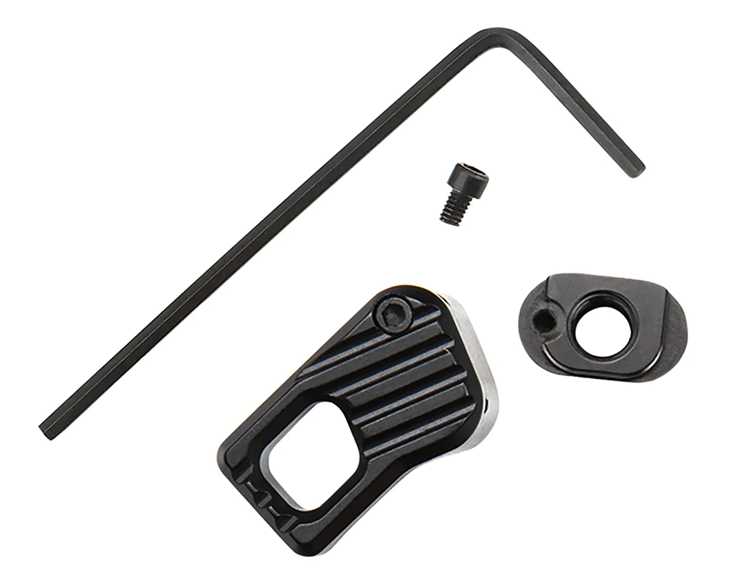 Battle Arms Development BAD-EMMR-L-B Enhanced Magazine ReleaseLarge Black Anodized 7075-T6 Aluminum for AR-15, AR-10