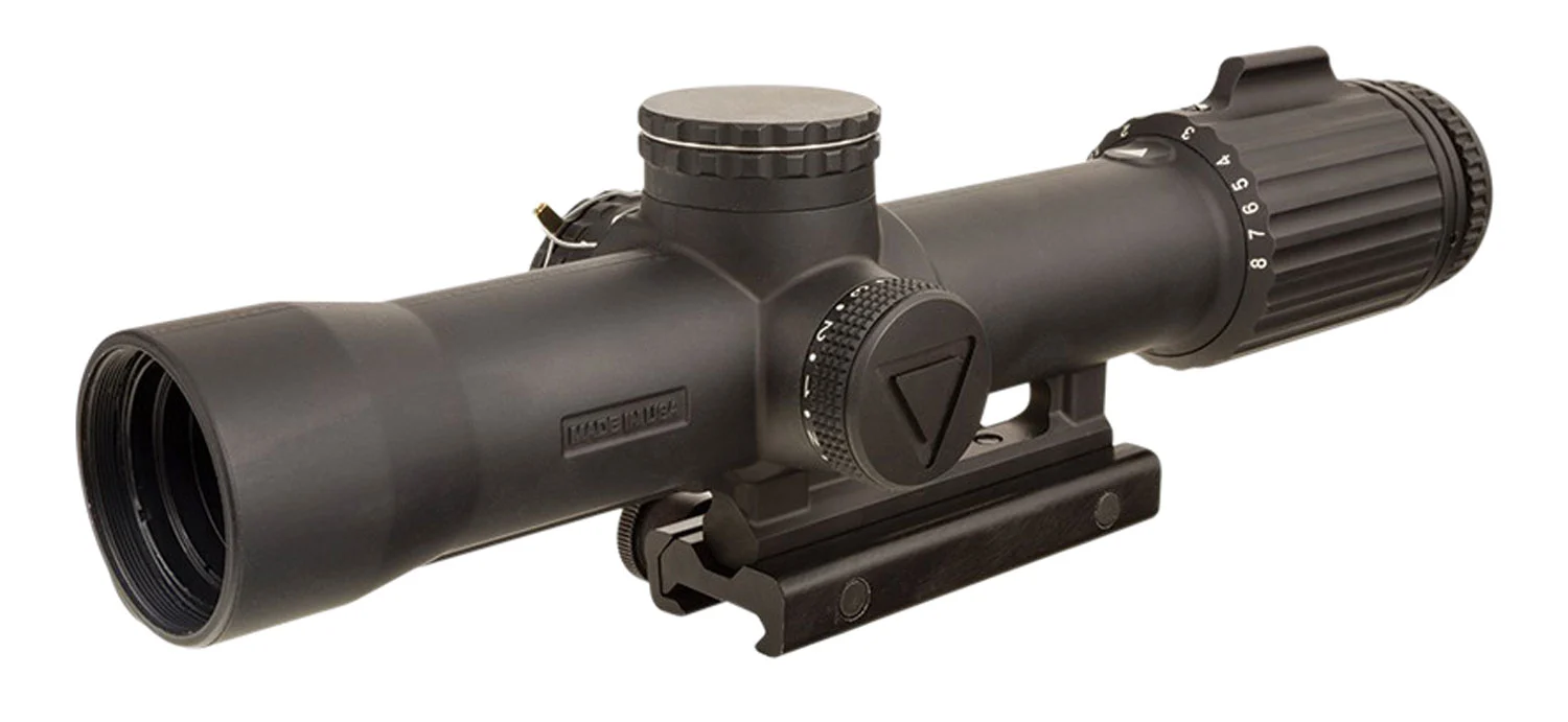 Trijicon 2400001 VCOG1-8x 28mm Obj 109.20-13.10 ft FOV Matte Black Finish Red Segmented Circle/MOA Crosshair Dot With Mount