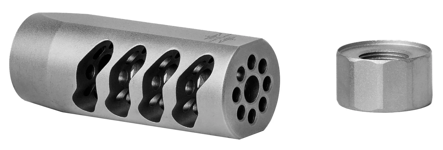 Seekins Precision 0011510033 ATCMuzzle Brake 223 Rem,5.56x45mm NATO 1/2"-28 tpi Stainless Steel