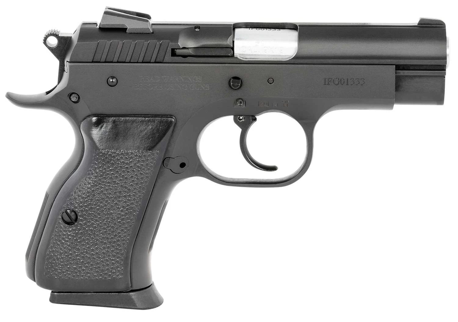 Italian Firearms Group 128367 Combat Model 9mm 15-Round Pistol: Compact Steel Frame, Ideal for Concealed Carry