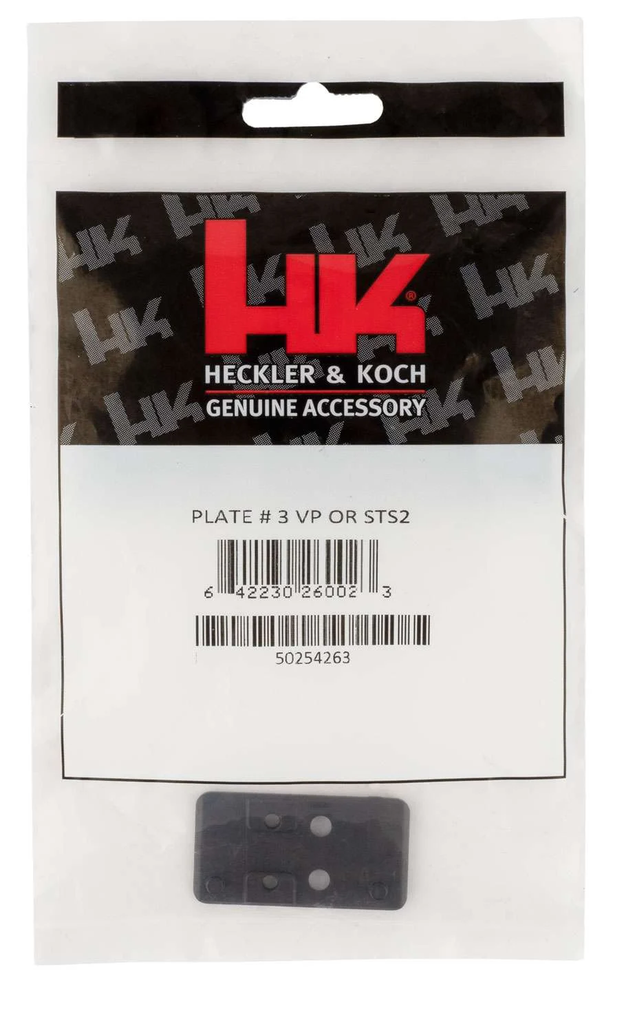HK 50254263 Mounting Plate #3HK VP9 w/Optic Cuts, C-More STS2 Black