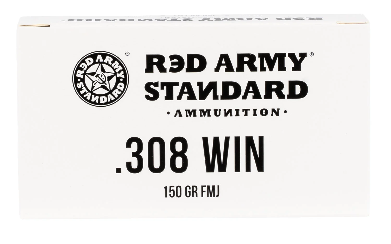 Red Army Standard AM3090 Red Army Standard308 Win 150 gr Full Metal Jacket (FMJ) 20 Bx/ 25 Cs