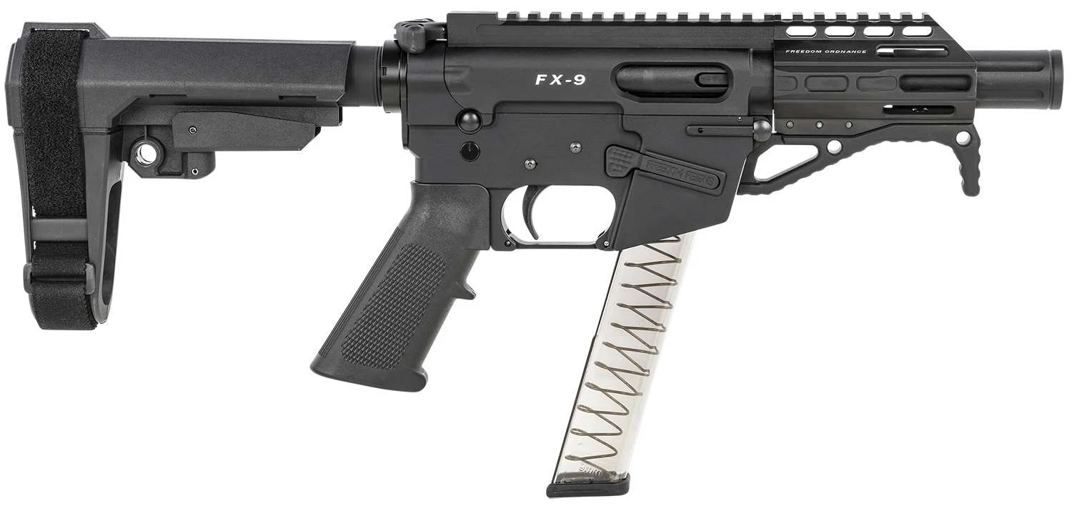 FREEDOM ORDNANCE FX9P4S AR PISTOL 4" SBT 9MM 31RD