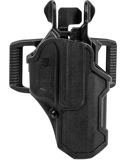 Blackhawk 410200BKL T-Series L2C Light Bearing Black Polymer OWB Glock 17,19,22,23,31,32,45,47 w TLR 7/8 Left Hand