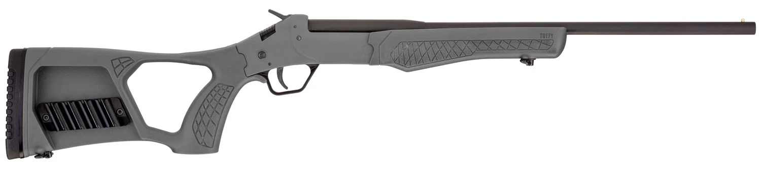 Rossi 128009 Tuffy .410 GA 1 Break Open Shotgun, Matte Black/Gray, Fixed Thumbhole Stock