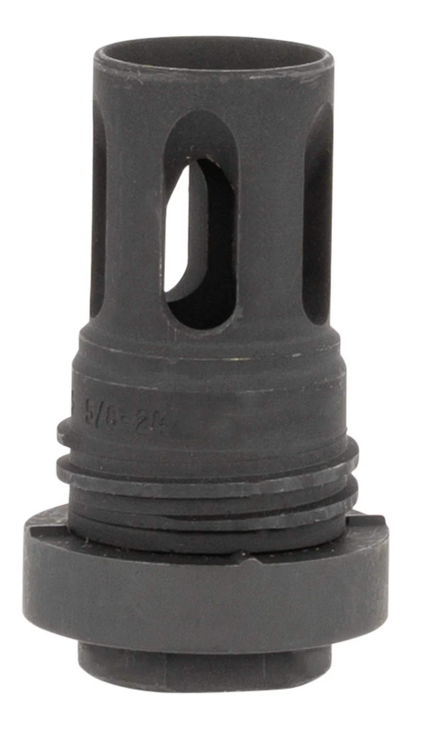 Yankee Hill 431524A Mini QDFlash Hider 5.56 NATO Black Phosphate 5/8"-24 tpi