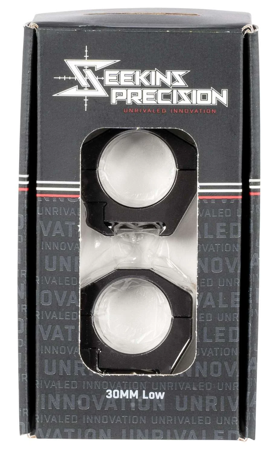 Seekins Precision 0010620002 Scope RingsPicatinny AR Platform 30mm Low Black Anodized