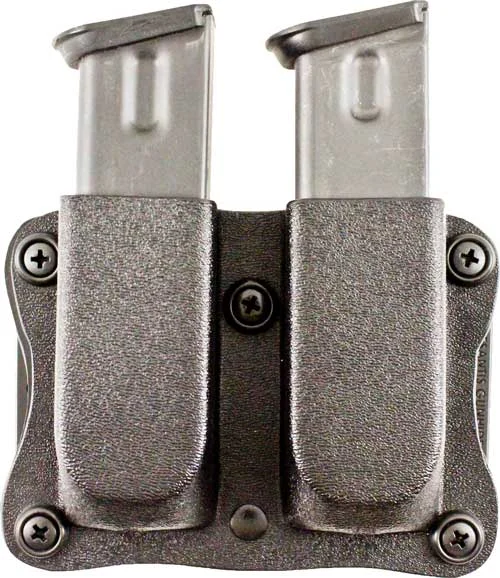 Desantis Gunhide A87KJKKZ0 Quantico Double Mag Pouch OWB Sig P365 1.5" Belt Black Kydex
