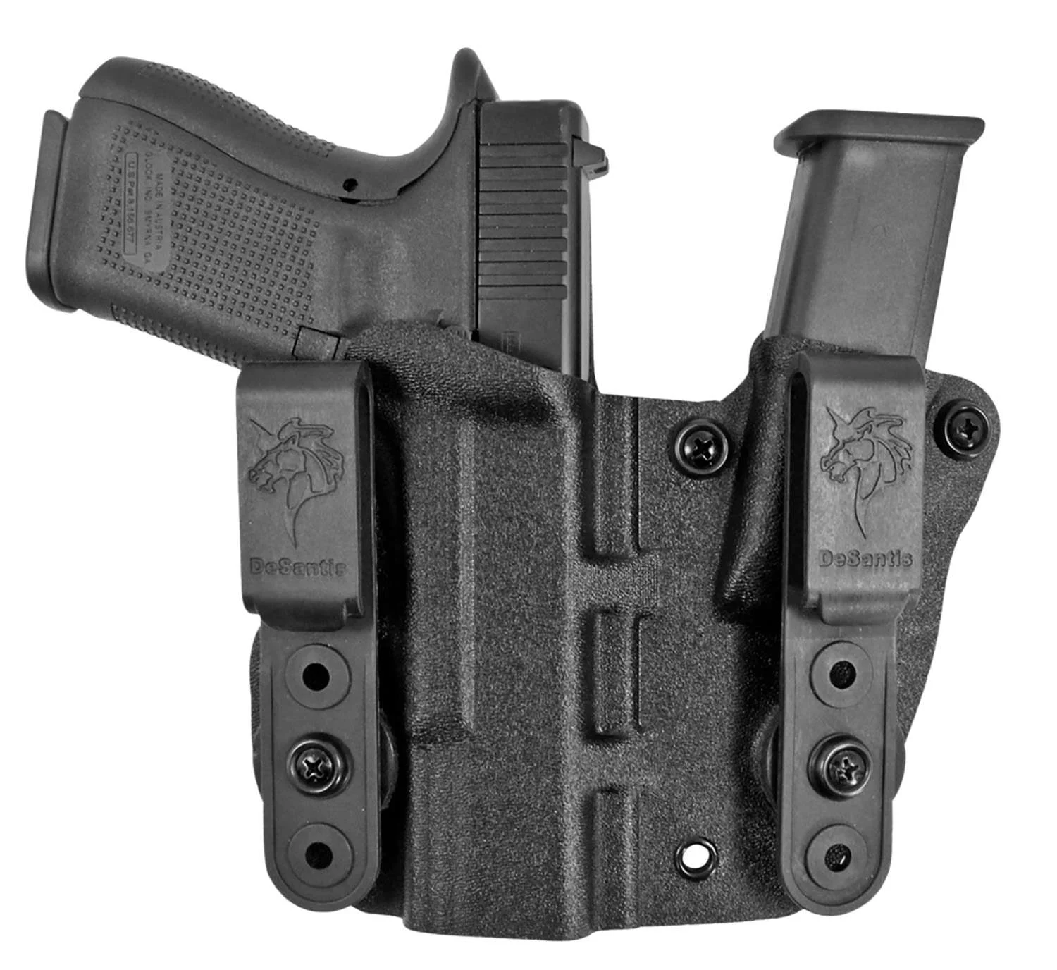 Desantis Gunhide 160KA8BZ0 Hidden TruthBlack Kydex IWB fits Glock 43, 43x Right Hand
