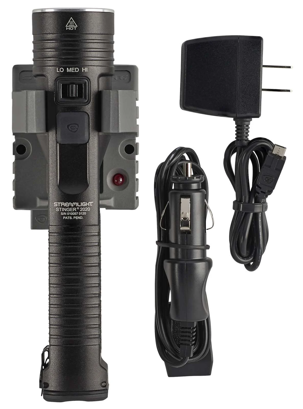 Streamlight 78101 Stinger LED 2000/850/100 Lumens LED Aluminum Black Anodized SL-B26