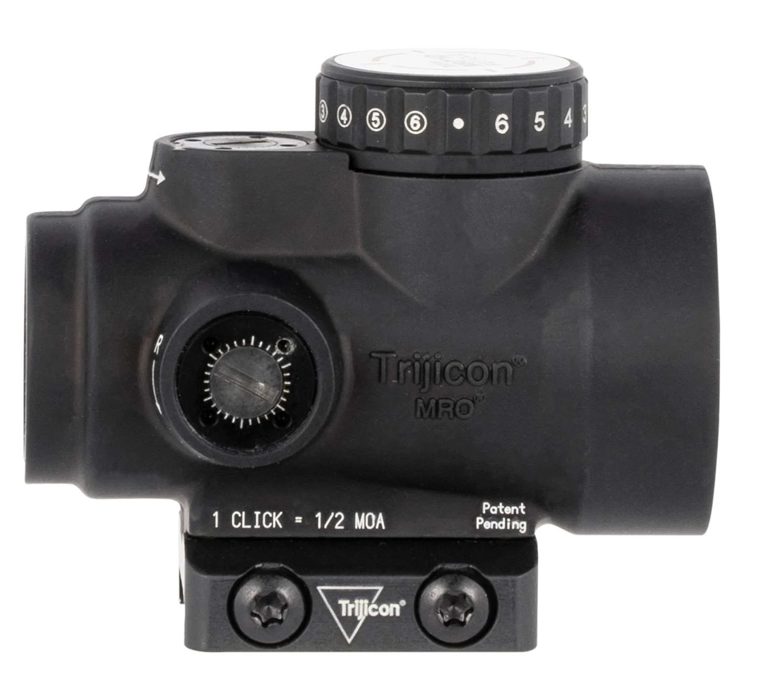 Trijicon 2200051 MRO HD 2.0 1x 25mm 2 MOA Illuminated 68 MOA Red/Green Dot Matte Black Low Mount