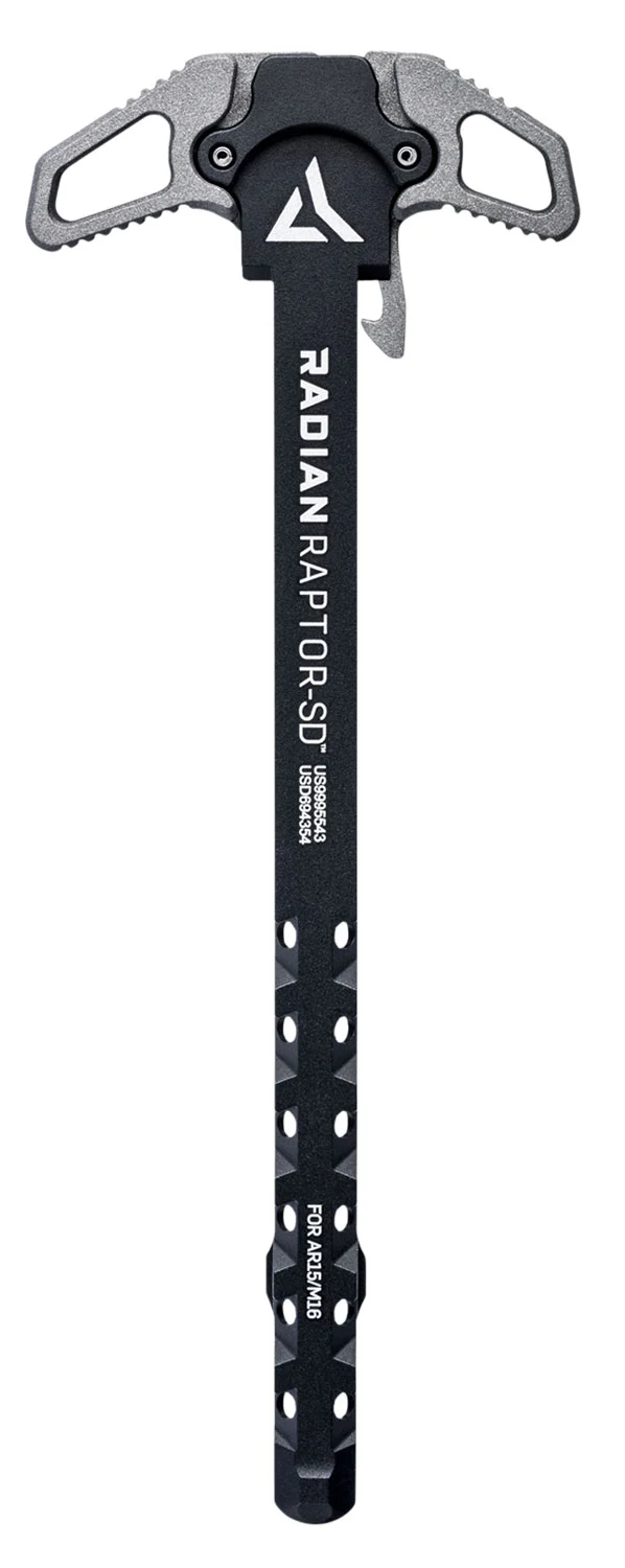 RADIAN WEAPONS R0065 Raptor-SDCharging Handle AR-15, M16 Tungsten Gray Aluminum