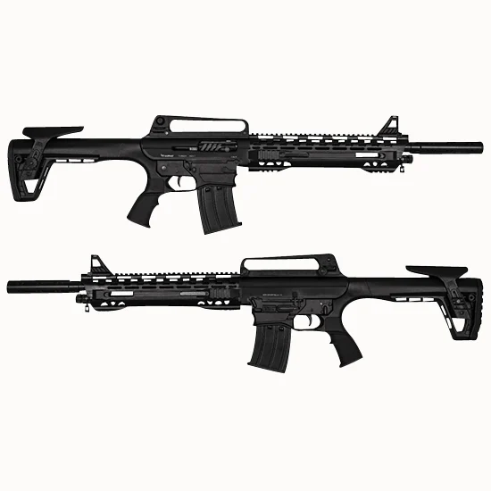 SDS Imports 130095 Radikal Semi-Auto 12 GA 5Rd Pump Action, Black, Adjustable Cheekpiece Stock