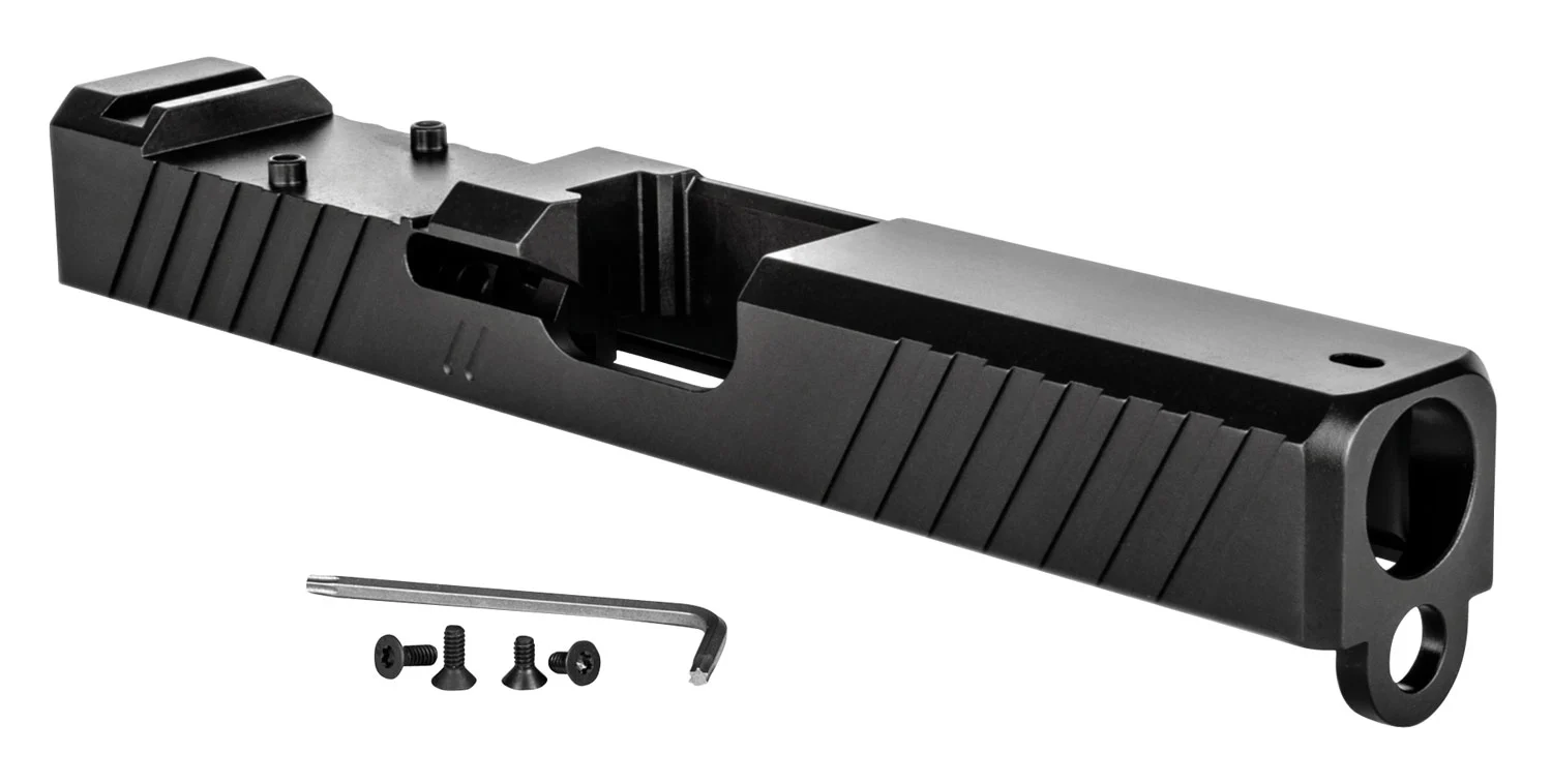 ZEV SLDZ193GDUTYRMRBLK Duty RMR Stripped compatible with Glock 19 Gen1-3 Black Nitride 17-4 Stainless Steel