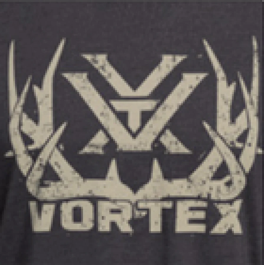 Vortex Men's Full Tine Job T-Shirt, Charcoal Heather, 2XL