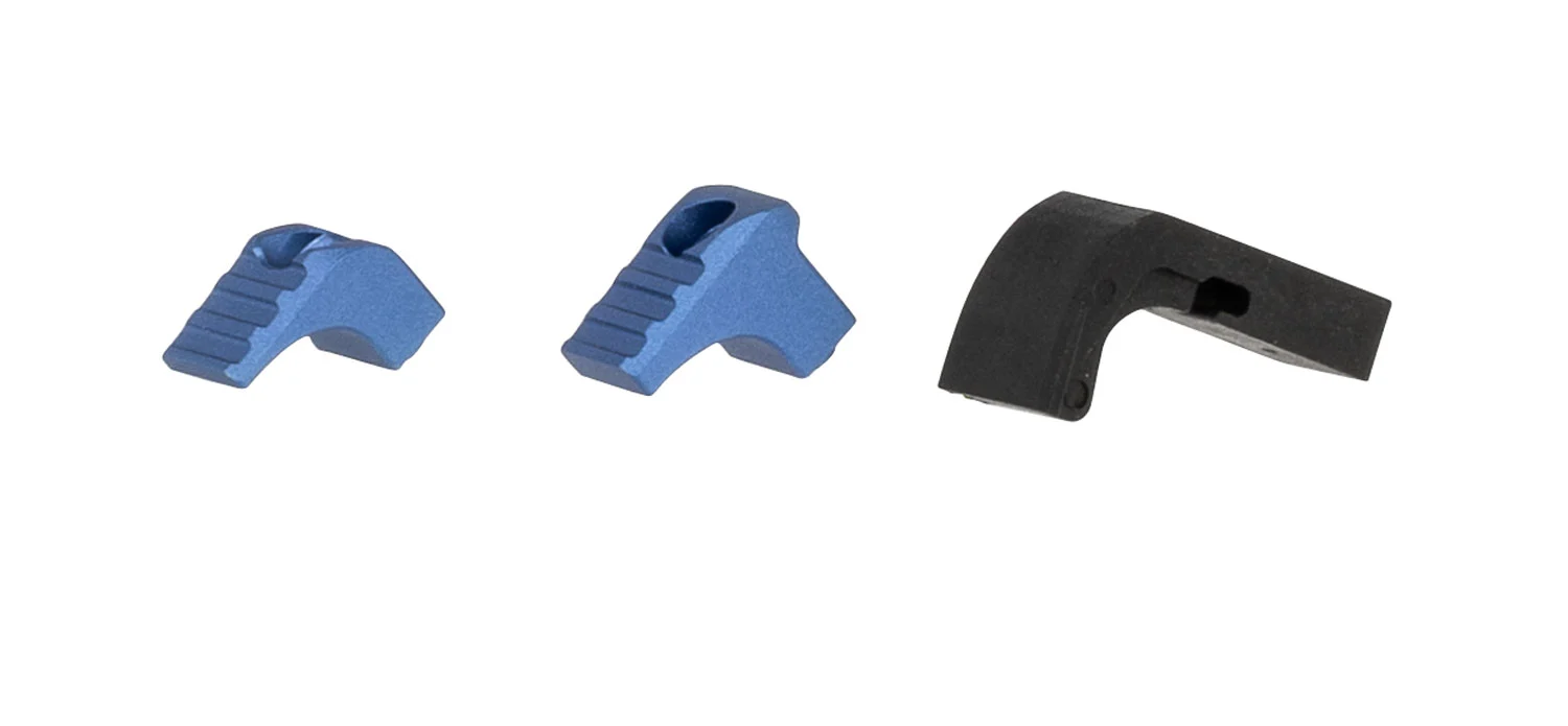 Strike G4MAGRELEASEBLU Modular Magazine Releasefits Glock 17/19-19x/22/23/26/27/31-35/37-39/45 Gen 4-5 Blue Aluminum