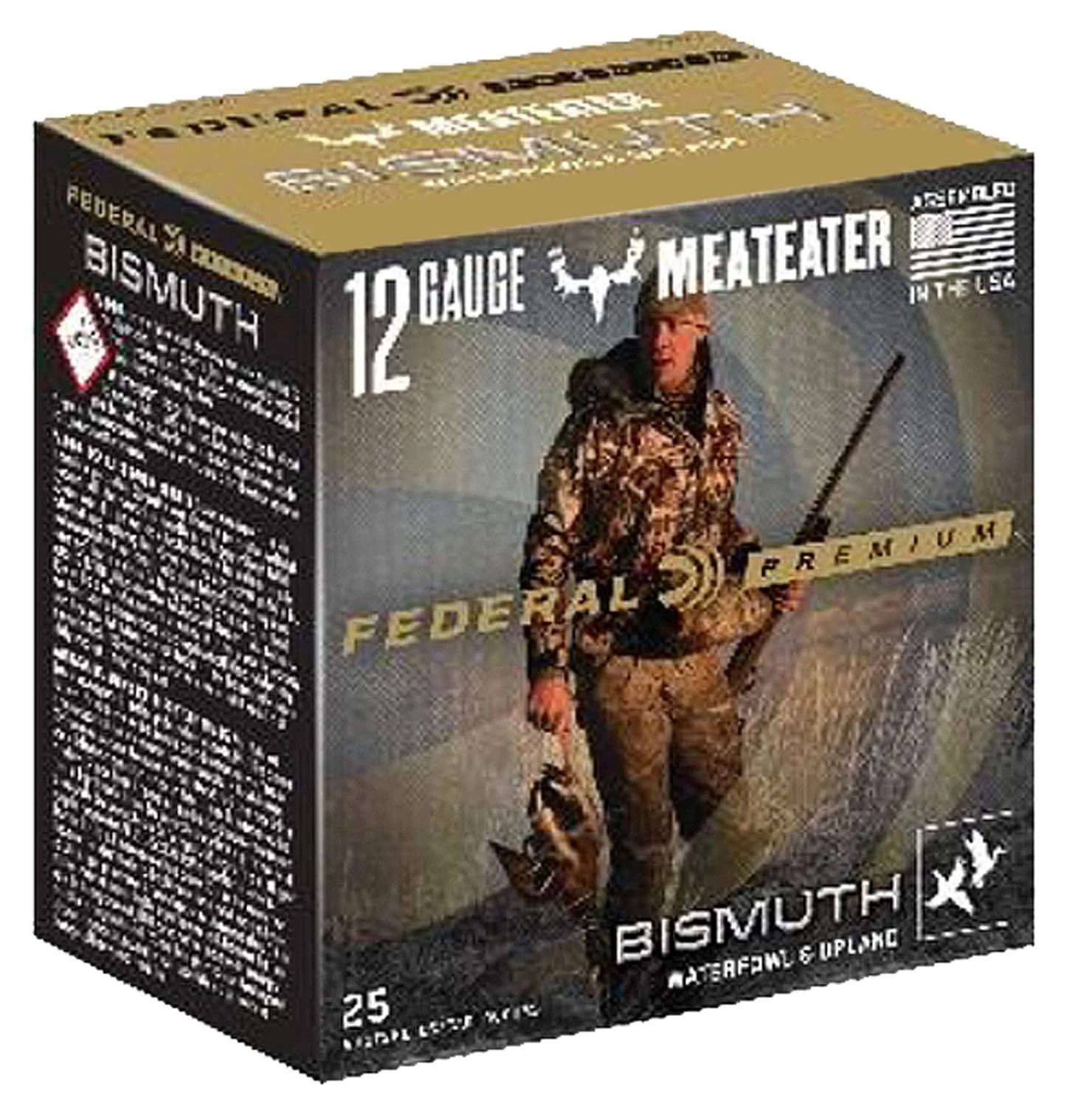 Federal PBIX1444 Premium Bismuth 12 Gauge 2.75" 1 1/4 oz 4 Shot 25 Bx/ 10 Cs