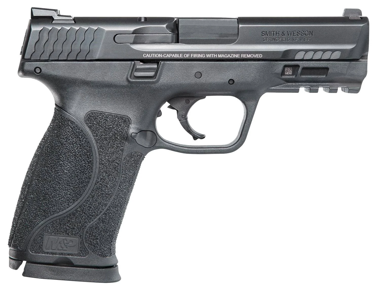 Smith & Wesson 12106 M&P45 M2.0 .45 ACP 10Rd Semi-Automatic Pistol, Black, 4in Barrel, Enhanced Grip & Trigger