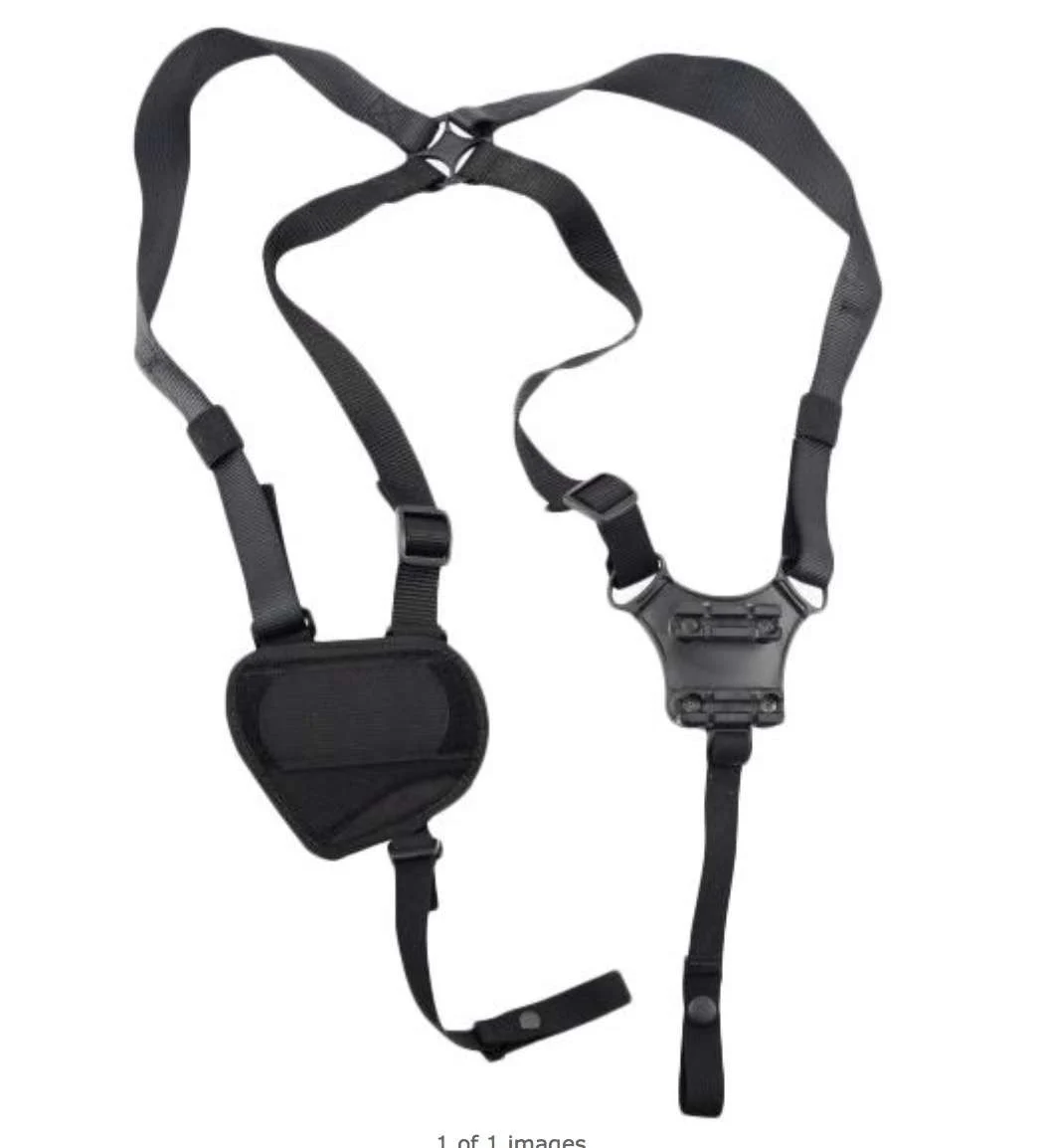 BLACKHAWK H-SHOULDER HOLSTER #01 RH NYLON BLACK