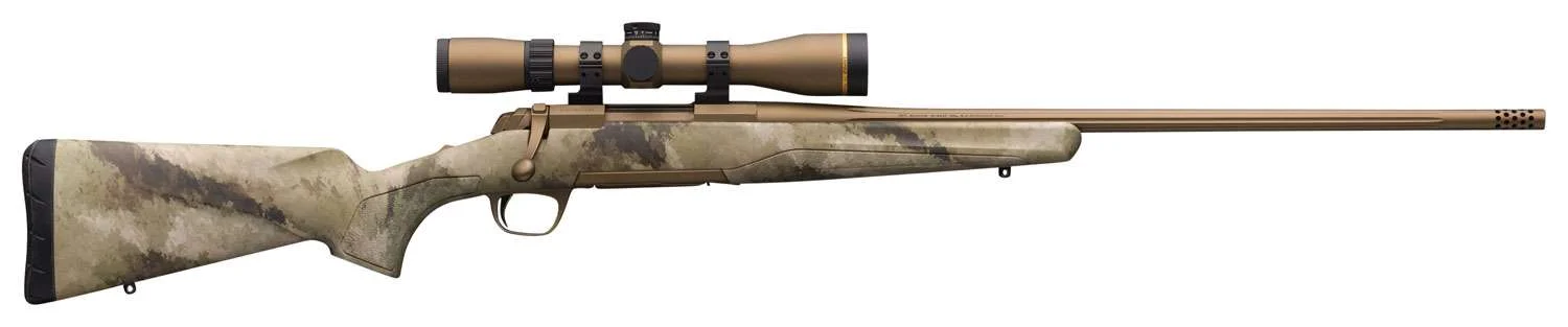 Browning 35522282 X-Bolt Hells Canyon Speed 6.5 Creedmoor 4+1 Bolt Right Hand A-TACS Camo, Burnt Bronze Cerakote, Muzzle Brake
