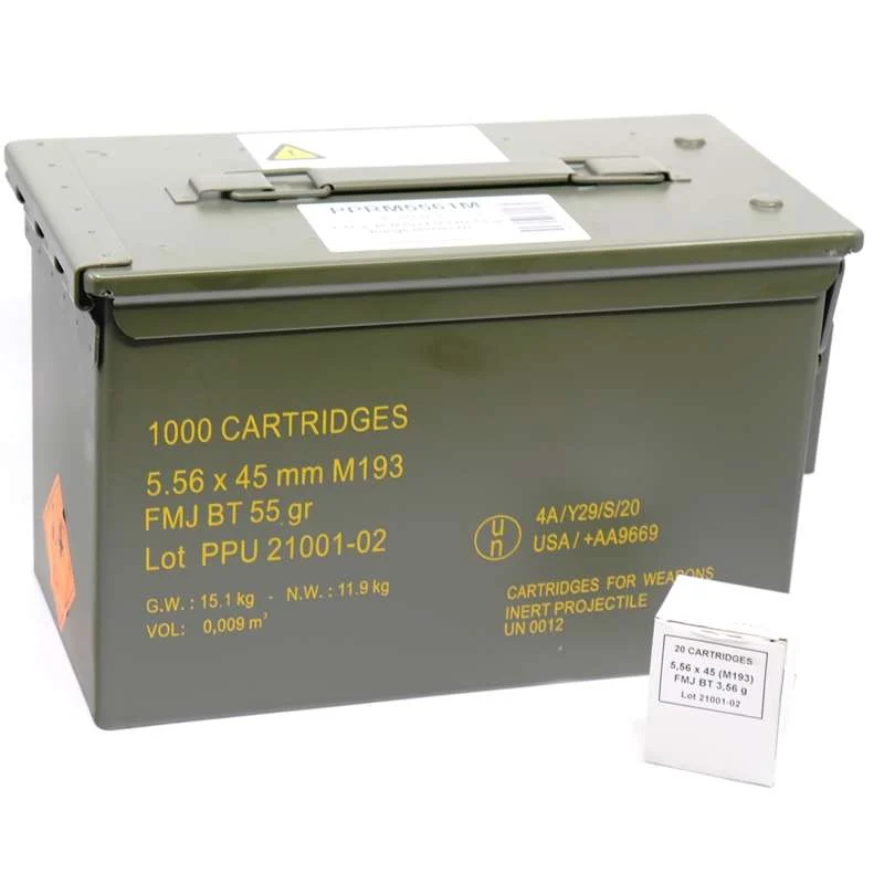 PPU PPRM5561M 5.56X45 55 FMJBT RNGMSTR 1000 RD