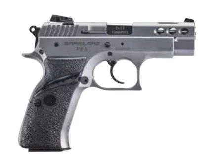 SAR USA P8SST P8S 9mm 17+1 SA/DA Compact Pistol: Stainless Steel, Black Polymer Grip, 3.8" Barrel