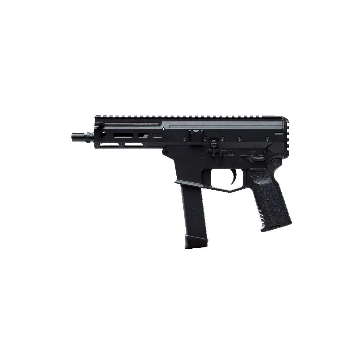 Angstadt Arms 121698 MDP-9 9mm Luger 17Rd Semi-Auto Pistol, Black Anodized, Lightweight & Low Recoil