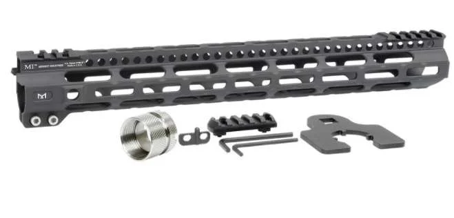 Midwest Industries MIULW15 UltralightAR-15 Black Hardcoat Anodized Aluminum/Polymer 15" Picatinny/M-LOK