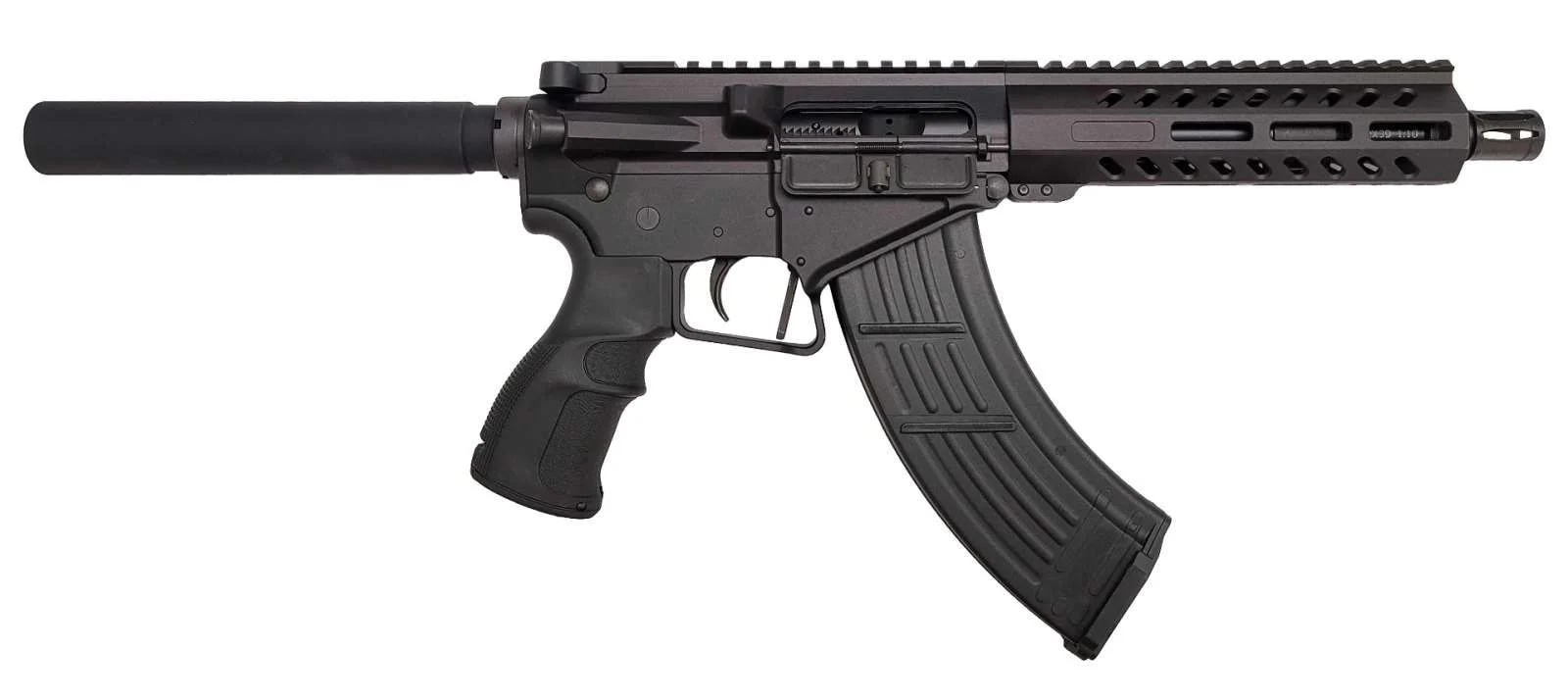 Silver Shadow G7P762SAB M43 Pistol 7.62x39mm 7.5in Barrel 30+1 Capacity, Black Finish, Lightweight Design