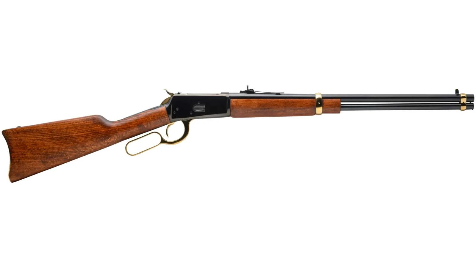 Rossi 923572013-GLD R92 Lever .357 Mag 10+1 Shotgun Gold Finish, Hardwood Stock